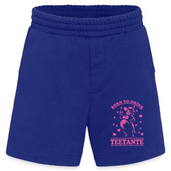 Teetante, Born to Drink Tee Design - Heavyweight Shorts - made by SPREAD  - Iconic Blue - Vorne