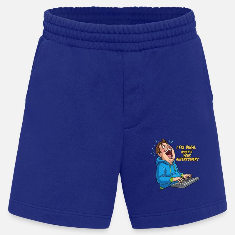 Bugfixer Power: Dein Superhelden-Skill! - Heavyweight Shorts - made by SPREAD  - Iconic Blue