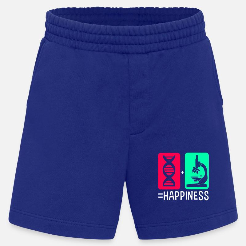 Structural formula molecule - Heavyweight Shorts - made by SPREAD  - Iconic Blue