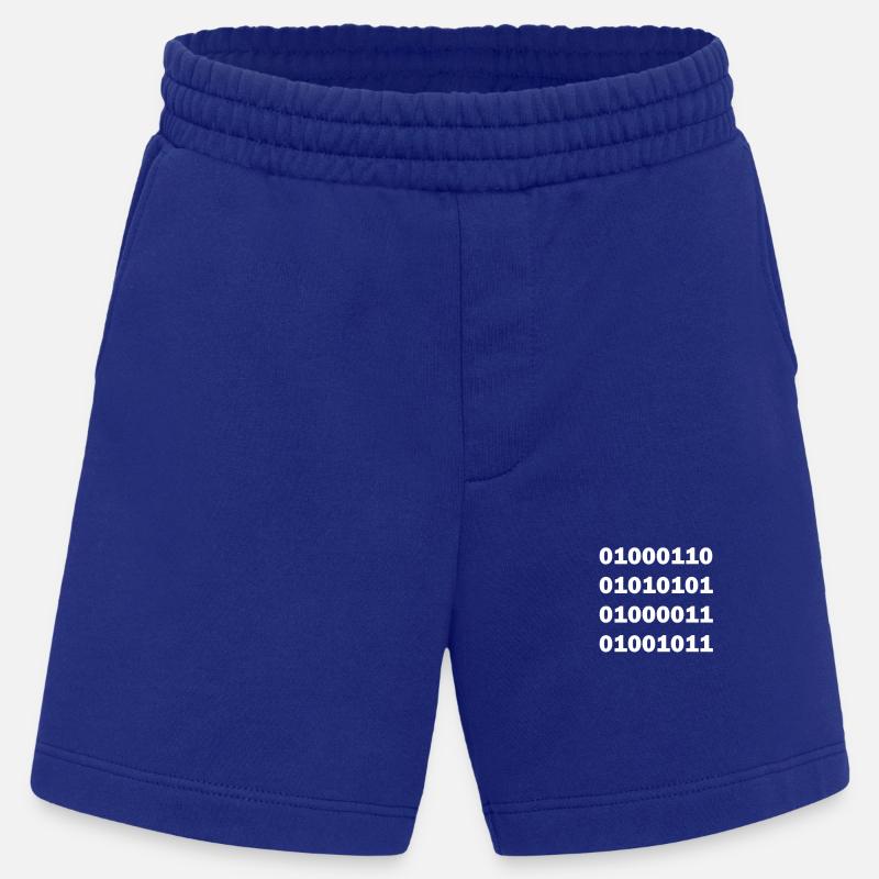 Binary code fuck - Heavyweight Shorts - made by SPREAD  - Iconic Blue