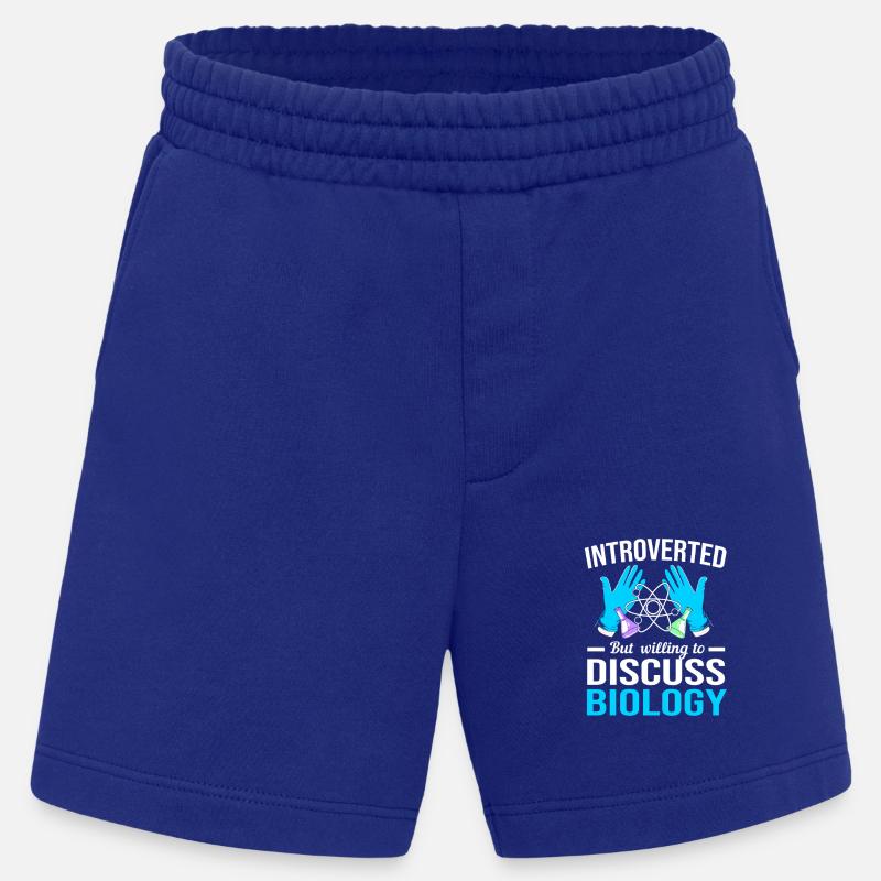 Molecule Structural Formula - Heavyweight Shorts - made by SPREAD - Iconic Blue