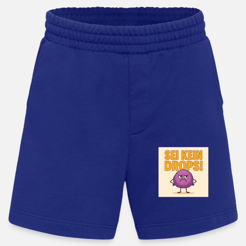 Sei kein grimmiger Drops - Heavyweight Shorts - made by SPREAD  - Iconic Blue
