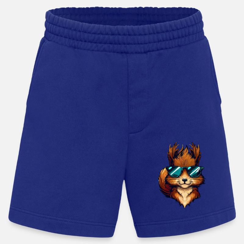 Cool Eichhörnchen - Eichhörnchen mit Sonnenbrille - Heavyweight Shorts - made by SPREAD  - Iconic Blue