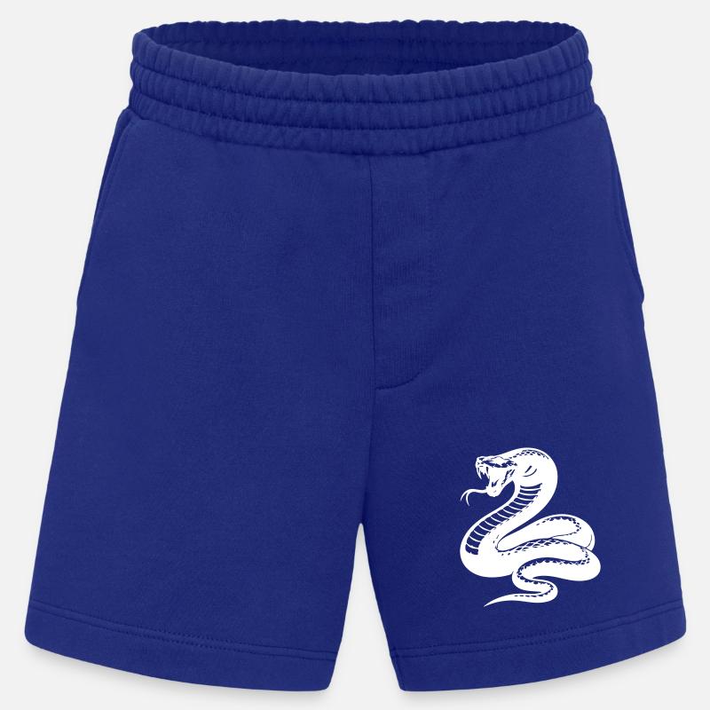 Silhouette du python serpent - Short bio épais fabriqué en UE - Iconic Blue