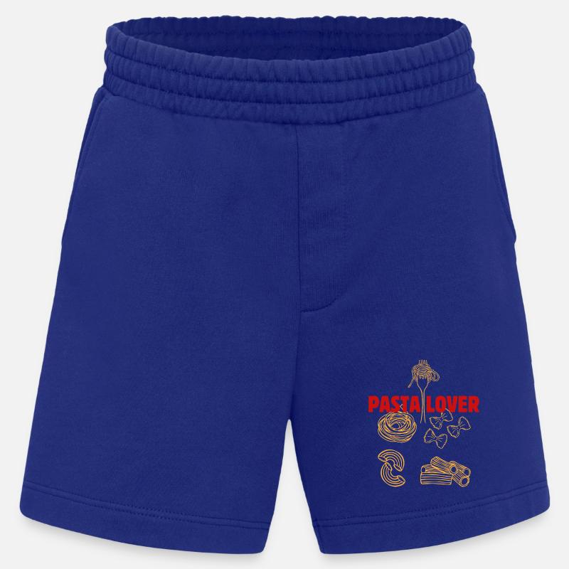 Pasta Lover Pattern - Heavyweight Shorts - made by SPREAD - Iconic Blue