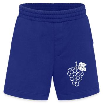 Weintrauben Design – Fruchtig & Stilvoll - Heavyweight Shorts - made by SPREAD  - Iconic Blue - Vorne