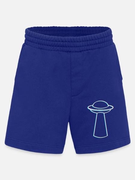 UFO Glitch – Rave & Techno Vibes - Heavyweight Shorts - made by SPREAD - Iconic Blue