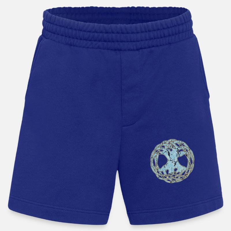 lebensbaum e 55 - Heavyweight Shorts - made by SPREAD  - Iconic Blue