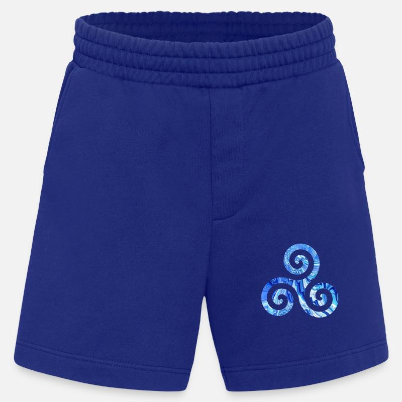 Simbolo celtico 1 e 80 - Pantaloncini ecologici Heavyweight Made in UE - Iconic Blue