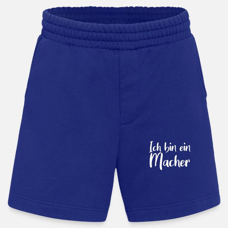 Ich bin ein Macher - Heavyweight Shorts - made by SPREAD  - Iconic Blue
