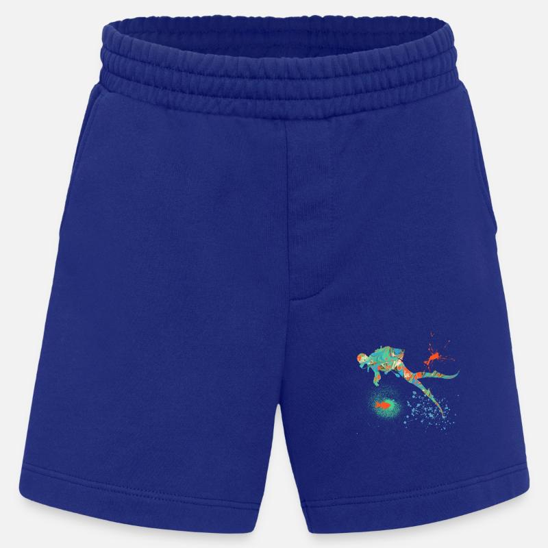 plongée e 4 - Short bio épais fabriqué en UE - Iconic Blue