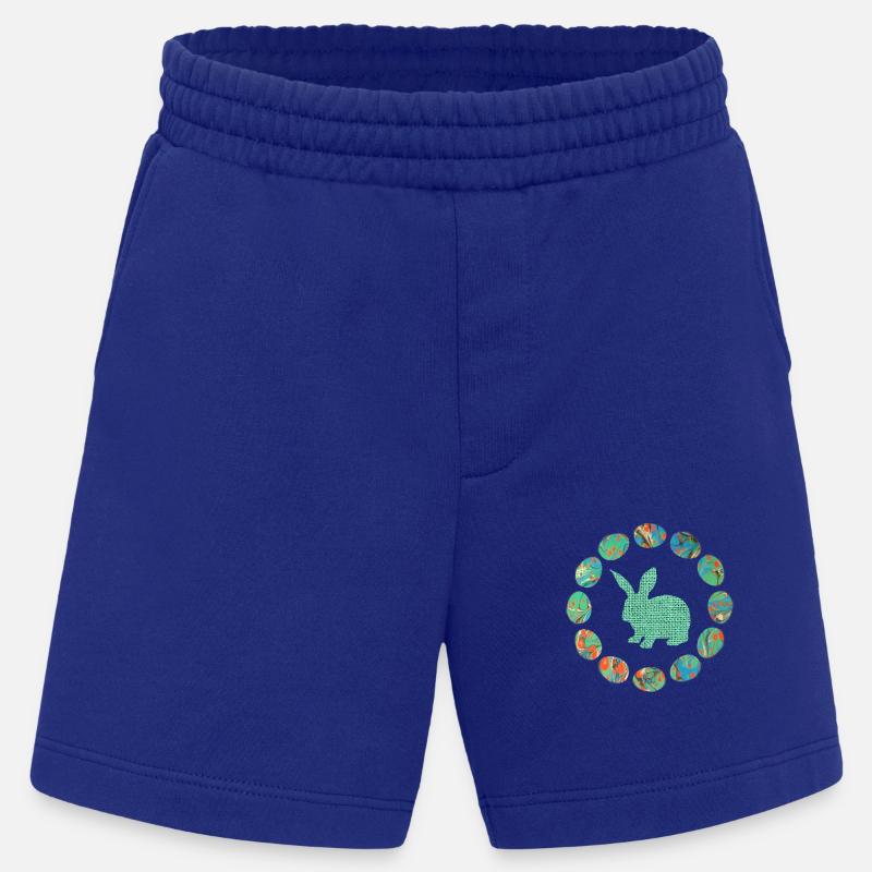 hase im eierkranz e 4 - Heavyweight Shorts - made by SPREAD  - Iconic Blue