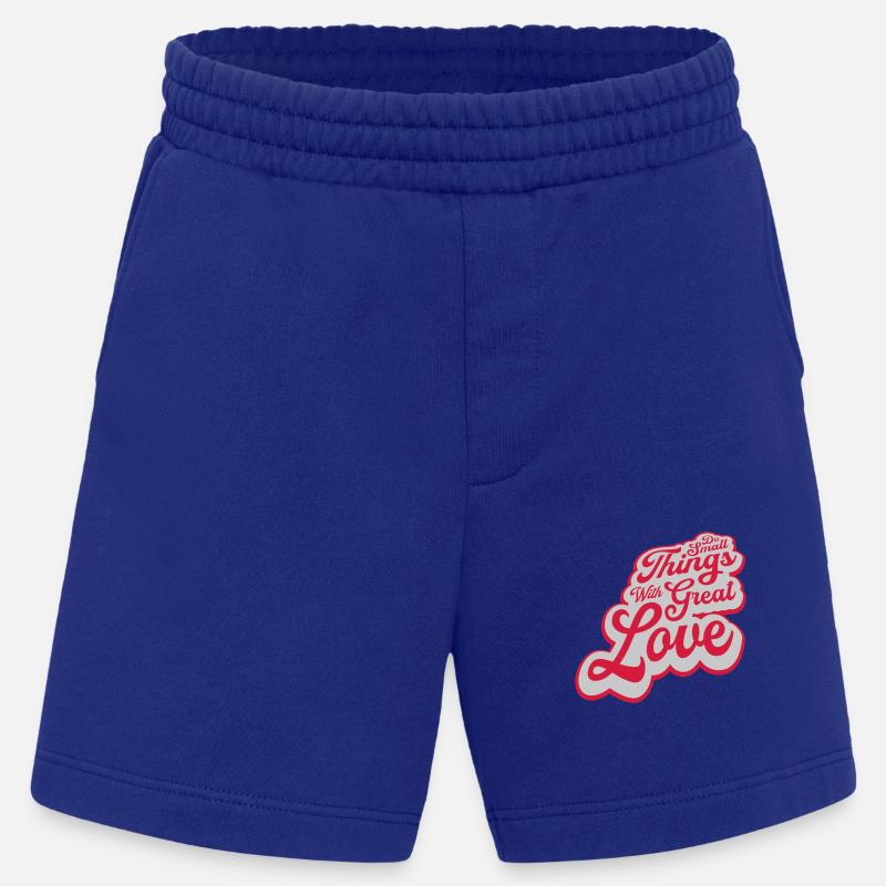 Zitat do small things - Heavyweight Shorts - made by SPREAD - Iconic Blue