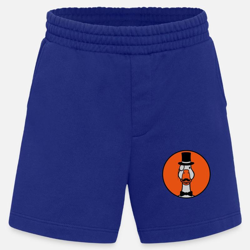 Gans Sir Monokel Brille - Heavyweight Shorts - made by SPREAD  - Iconic Blue