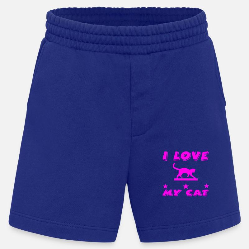 Chat - Short bio épais fabriqué en UE - Iconic Blue