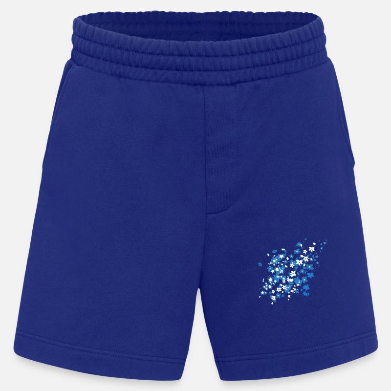 Blauer Sakura - Heavyweight Shorts - made by SPREAD  - Iconic Blue