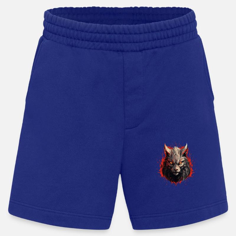 Wolfsblick der Durchdringung - Heavyweight Shorts - made by SPREAD  - Iconic Blue
