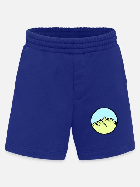 mountains mountains - Heavyweight Shorts - made by SPREAD - Iconic Blue