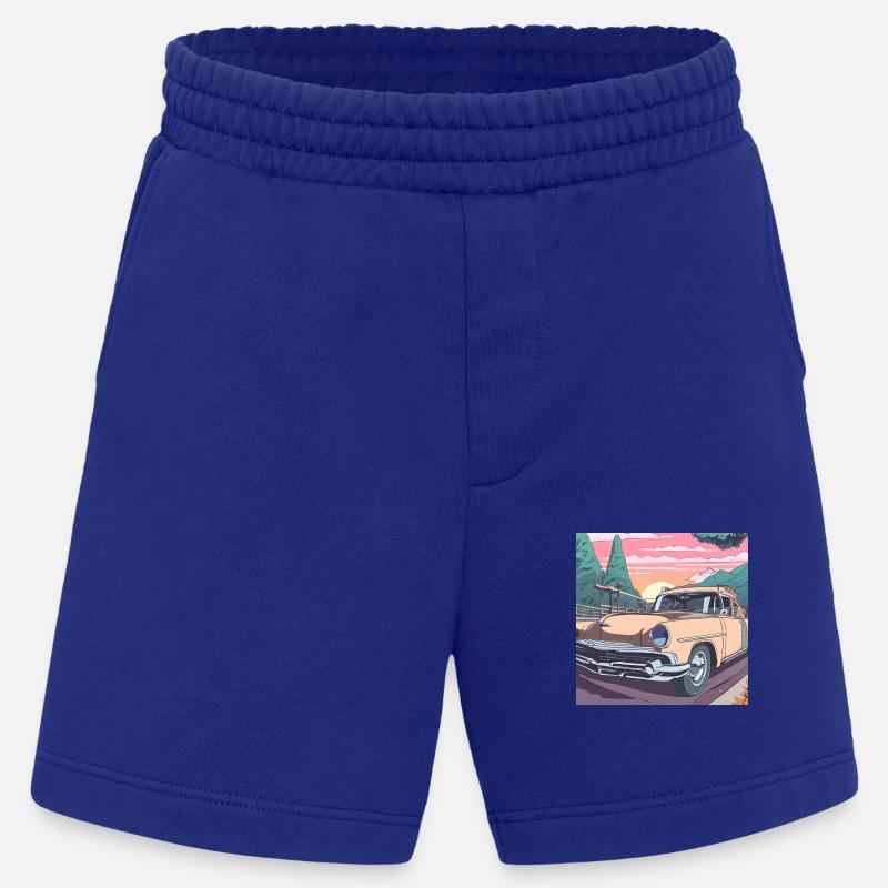 Oldtimer-Roadtrip - Heavyweight Shorts - made by SPREAD  - Iconic Blue