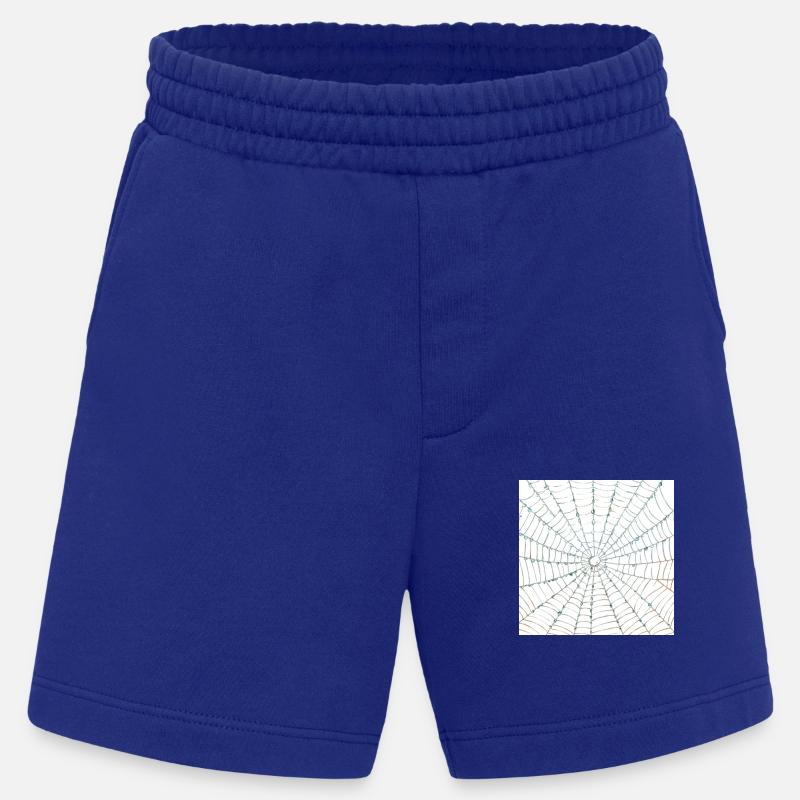 Conception de toile d’araignée - Short bio épais fabriqué en UE - Iconic Blue