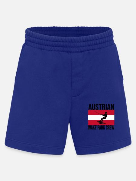 Austrian Wake Crew Wakeboard Shirt - Heavyweight Shorts - made by SPREAD - Iconic Blue