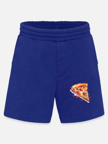 pizza - Heavyweight Shorts - made by SPREAD  - Iconic Blue