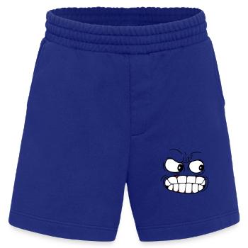 tête face au mal le mal - Short bio épais fabriqué en UE - Iconic Blue - Devant