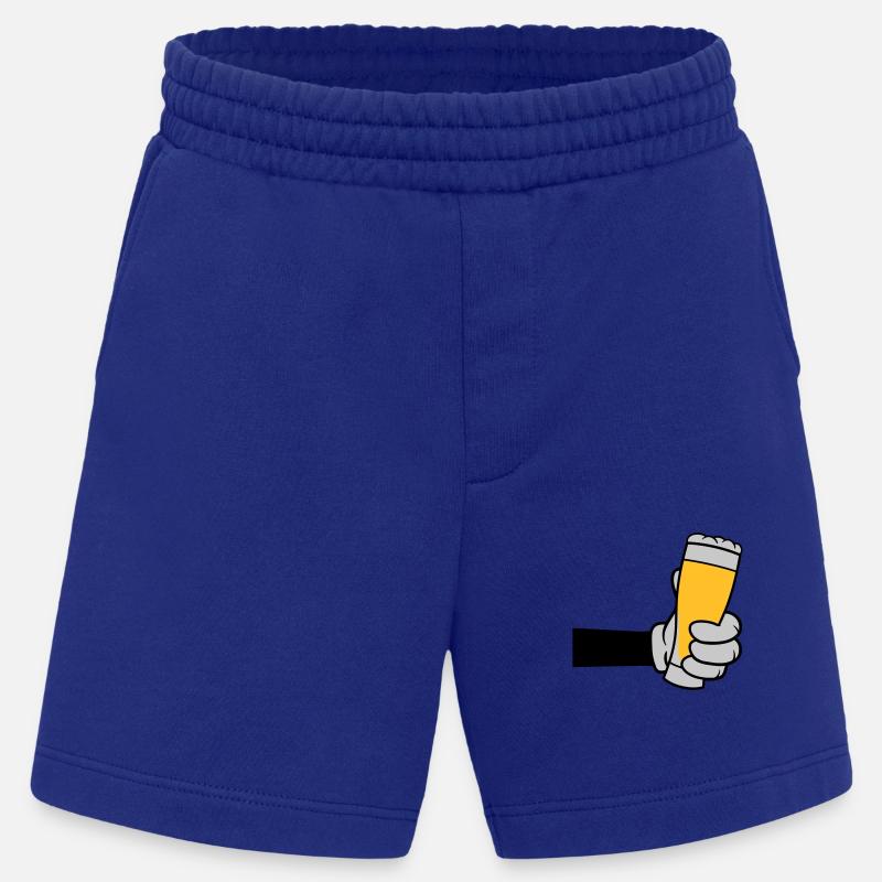 Bierglas anstoßen Comic Hand - Heavyweight Shorts - made by SPREAD  - Iconic Blue