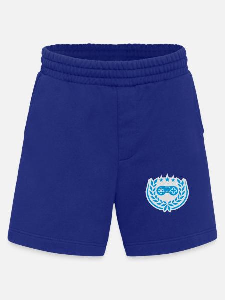 Controller Retro Stars Laurel Wreath - Heavyweight Shorts - made by SPREAD  - Iconic Blue