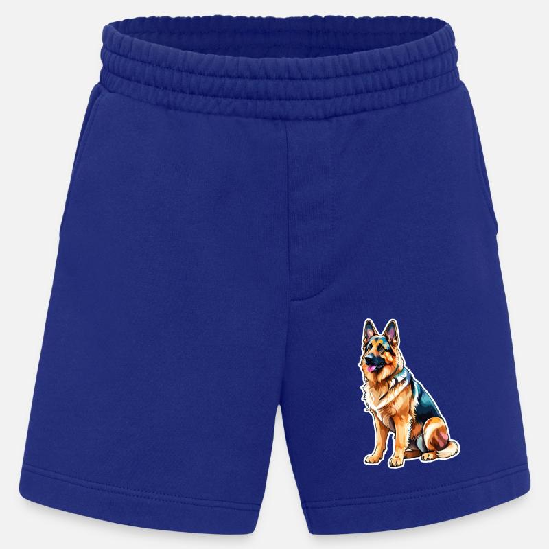 Deutscher Schäferhund Wasserfarben - Heavyweight Shorts - made by SPREAD - Iconic Blue