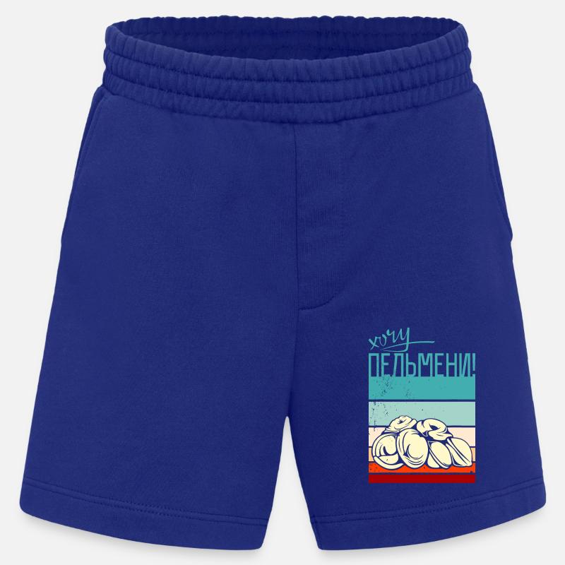 Graphique du drapeau Pelmeni - Short bio épais fabriqué en UE - Iconic Blue