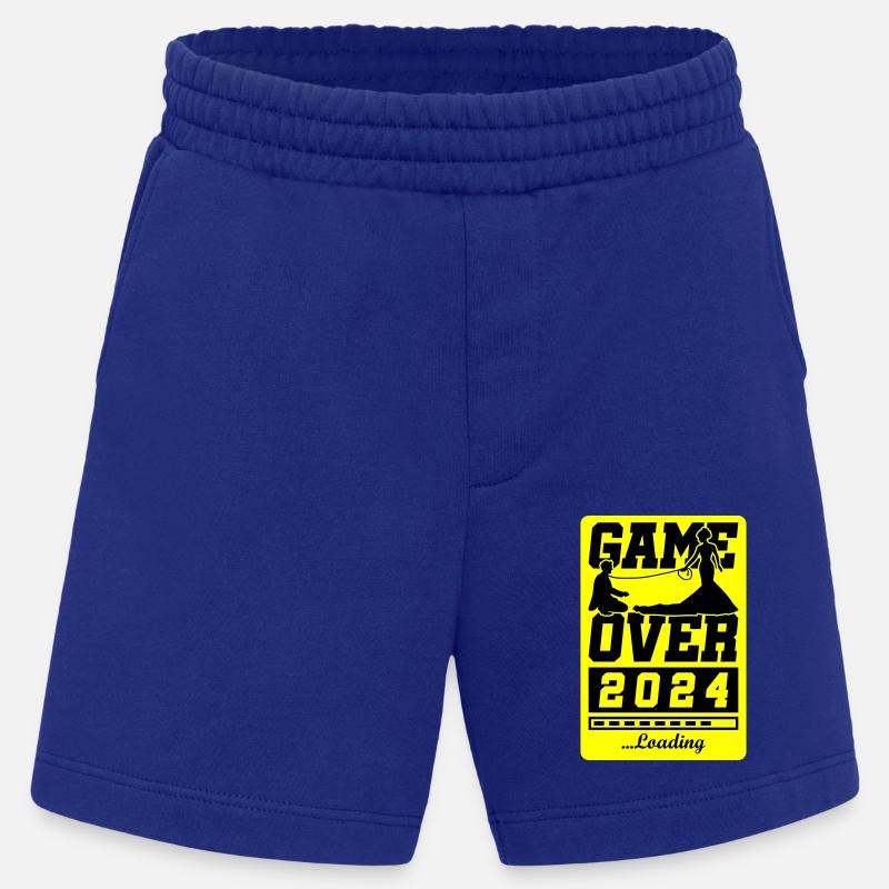 Hochzeit Loading 2024 Game Over - Heavyweight Shorts - made by SPREAD  - Iconic Blue