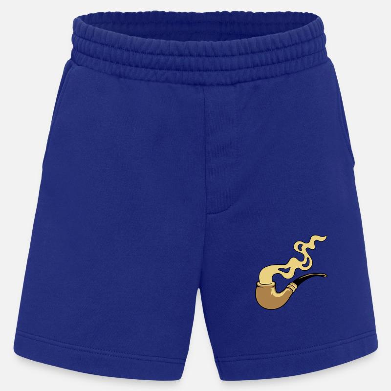 Qualmen Tabakpfeife Rauch - Heavyweight Shorts - made by SPREAD  - Iconic Blue