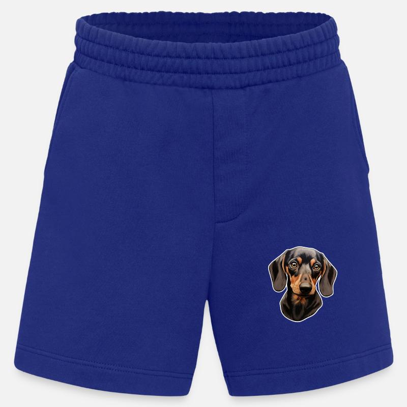 Dackel oder Dachshund - Heavyweight Shorts - made by SPREAD  - Iconic Blue