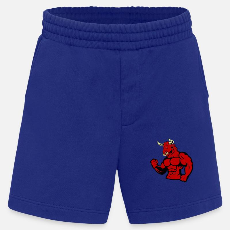bull - Heavyweight Shorts - made by SPREAD  - Iconic Blue