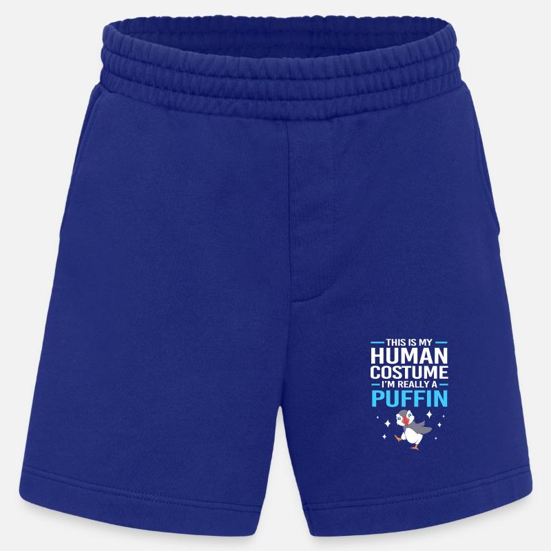 Macareux Papageientaucher - Short bio épais fabriqué en UE - Iconic Blue