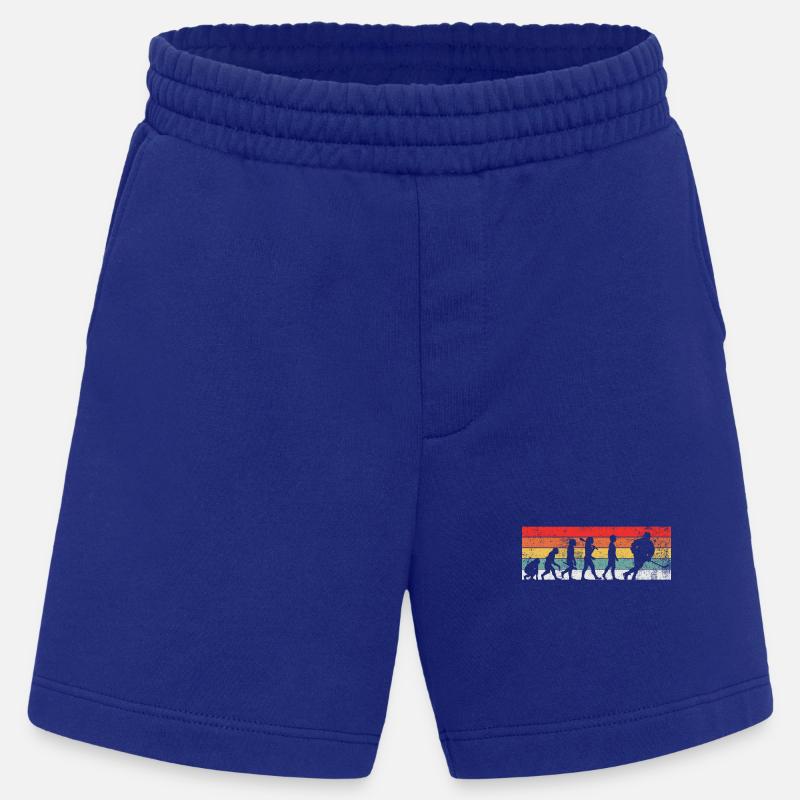 Eishockey Eishockeyspieler Evolution - Heavyweight Shorts - made by SPREAD - Iconic Blue