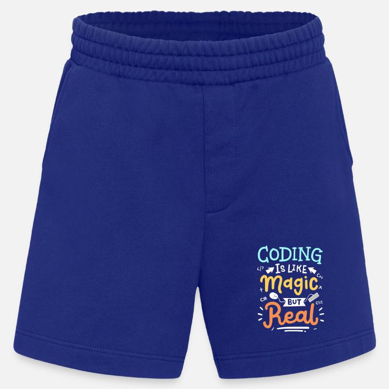 Codierung Programmierung - Heavyweight Shorts - made by SPREAD  - Iconic Blue