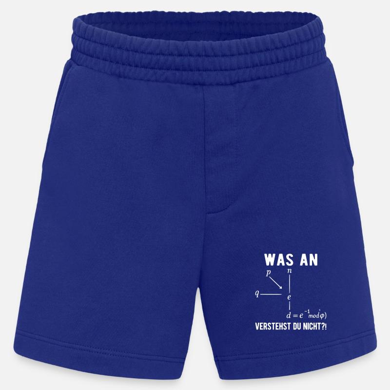 Informatiker Programmierer Computer Nerd Spruch - Heavyweight Shorts - made by SPREAD - Iconic Blue