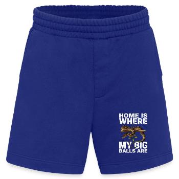 Königspython Schlangen Liebhaber Terrarium Python - Heavyweight Shorts - made by SPREAD  - Iconic Blue - Vorne