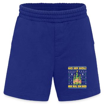 Ho Ho Hol – Weihnachtsbaum aus Bierflaschen - Heavyweight Shorts - made by SPREAD  - Iconic Blue - Vorne