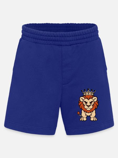 löwe comic krone - Heavyweight Shorts - made by SPREAD  - Iconic Blue