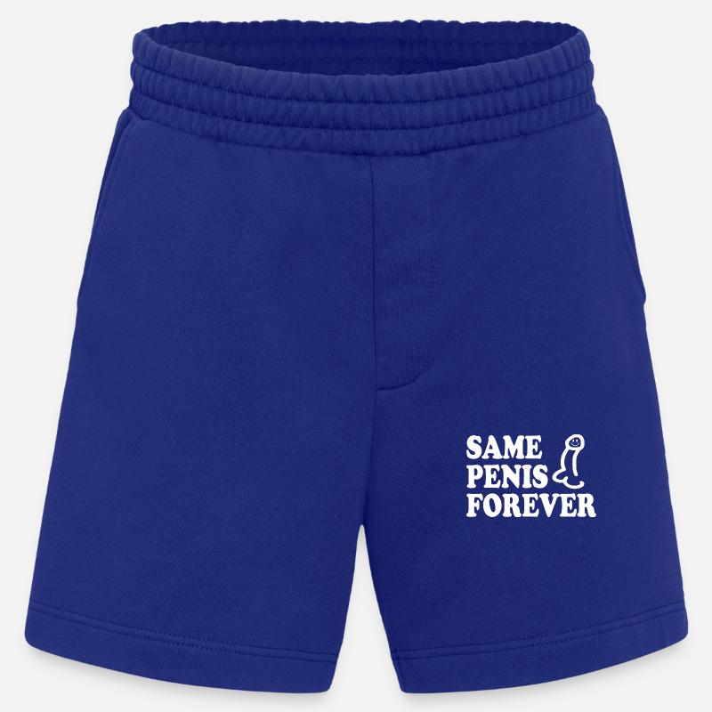 Same penis forever - Heavyweight Shorts - made by SPREAD  - Iconic Blue