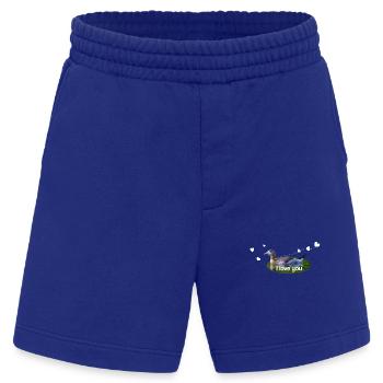 Je t’aime - Short bio épais fabriqué en UE - Iconic Blue - Devant