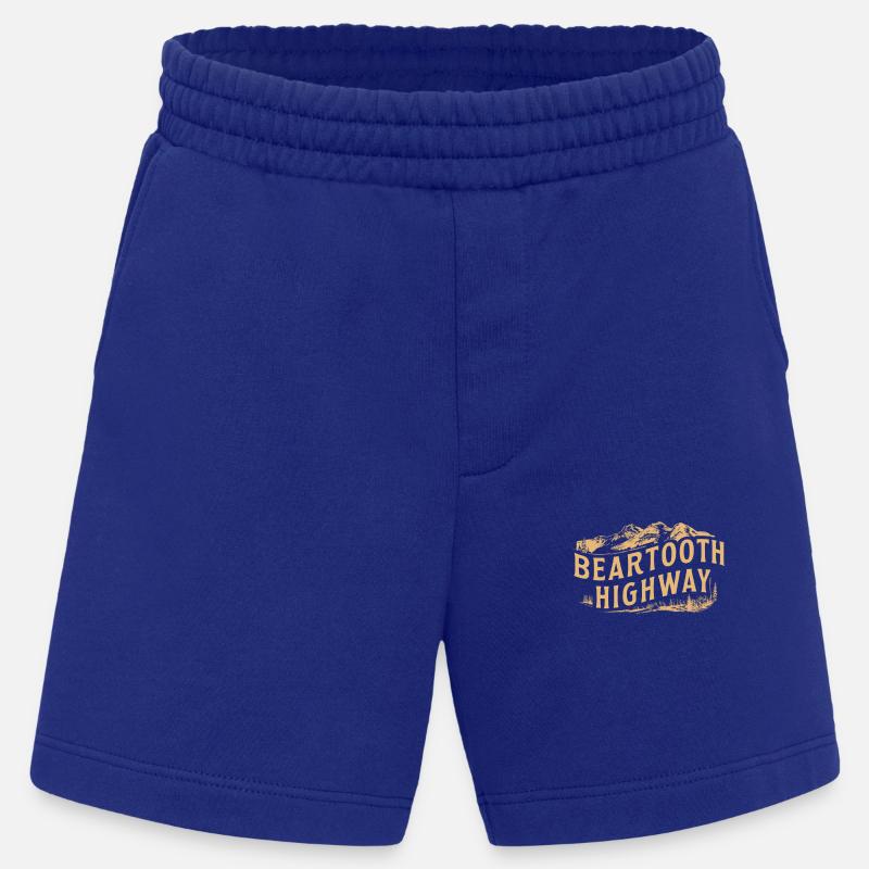 Beartooth Highway Abenteuer Berge - Heavyweight Shorts - made by SPREAD  - Iconic Blue