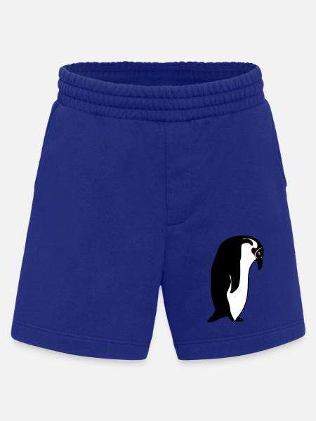 penguin - Heavyweight Shorts - made by SPREAD  - Iconic Blue