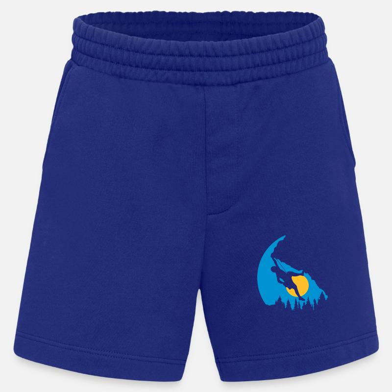 Bäume Sonne Klettern Silhouette - Heavyweight Shorts - made by SPREAD - Iconic Blue