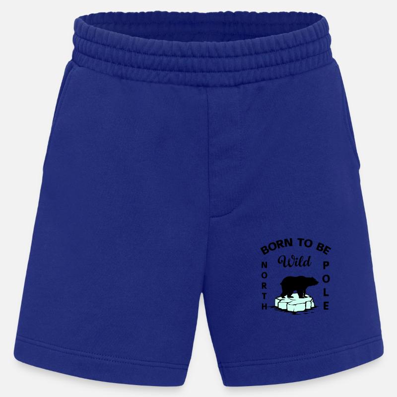 Polar Bear Wilderness Antarctica - Heavyweight Shorts - made by SPREAD  - Iconic Blue