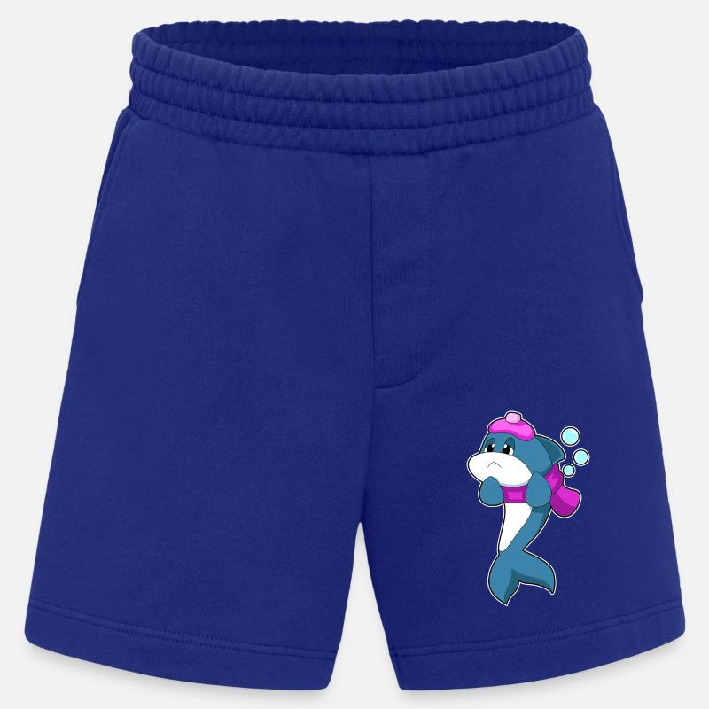 Delfin Kopfschmerzen - Heavyweight Shorts - made by SPREAD  - Iconic Blue