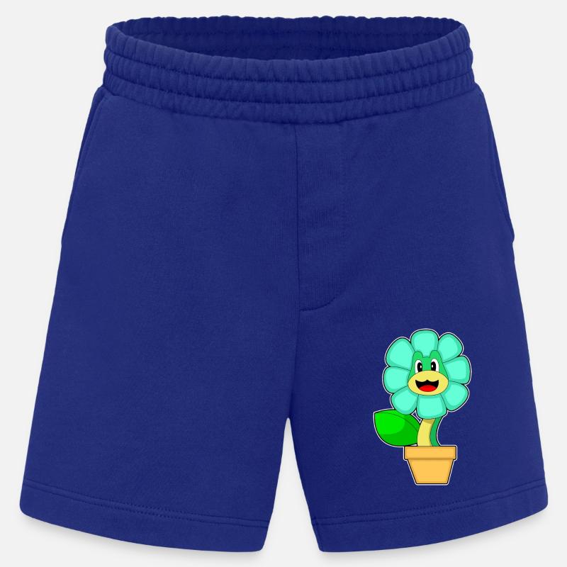 Fleur de serpent - Short bio épais fabriqué en UE - Iconic Blue
